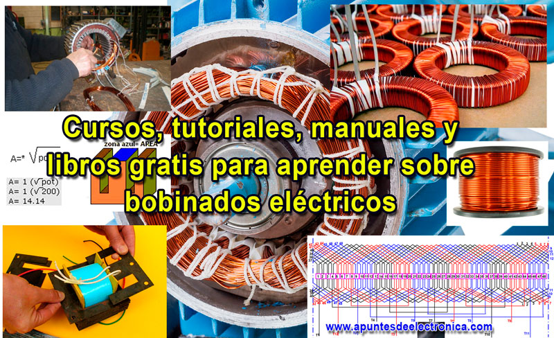 Cursos, manuales y libros gratis para aprender bobinados.